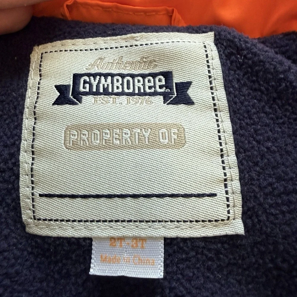Gymboree Orange Puffer Vest With Pockets Size 2T-3T. Boys. Unisex